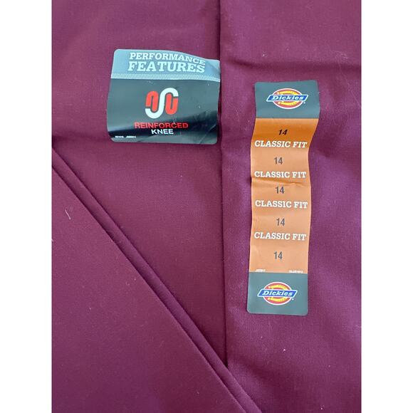 Dickies kids Burgundy Trousers sz14 Chritmas holiday pants - Picture 3 of 5